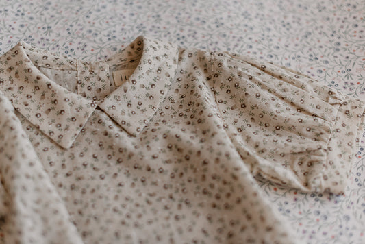 Short Sleeve Ditsy Floral Blouse