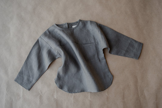 Linen Long Sleeve Top