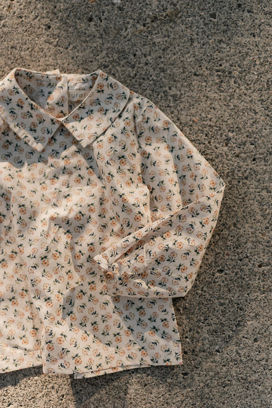 Long Sleeve Floret Blouse